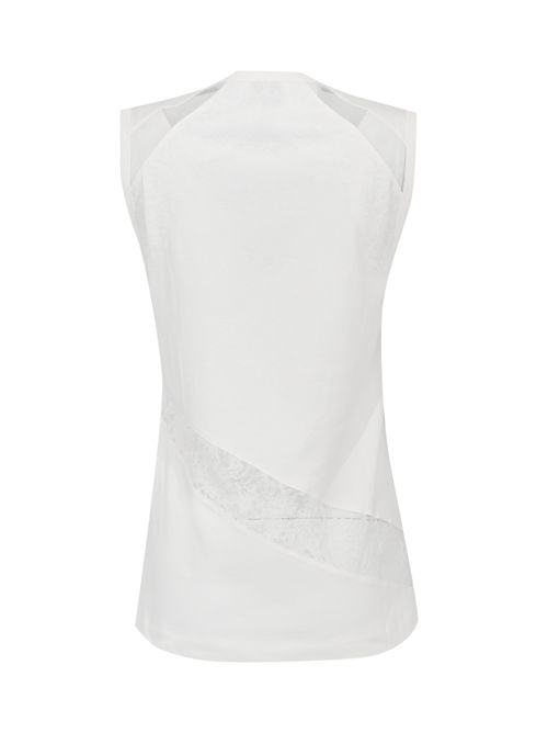 Top smanicato Molly in jersey con dettagli in pizzo PINKO | 106291 A335Z05